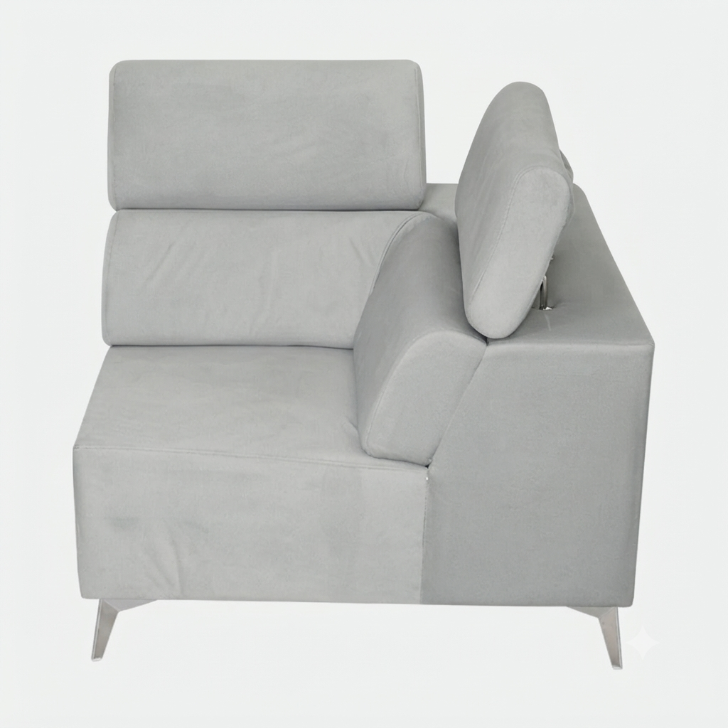 MAARK FABRIC CORNER SOFA 6 SEATER ROYCE