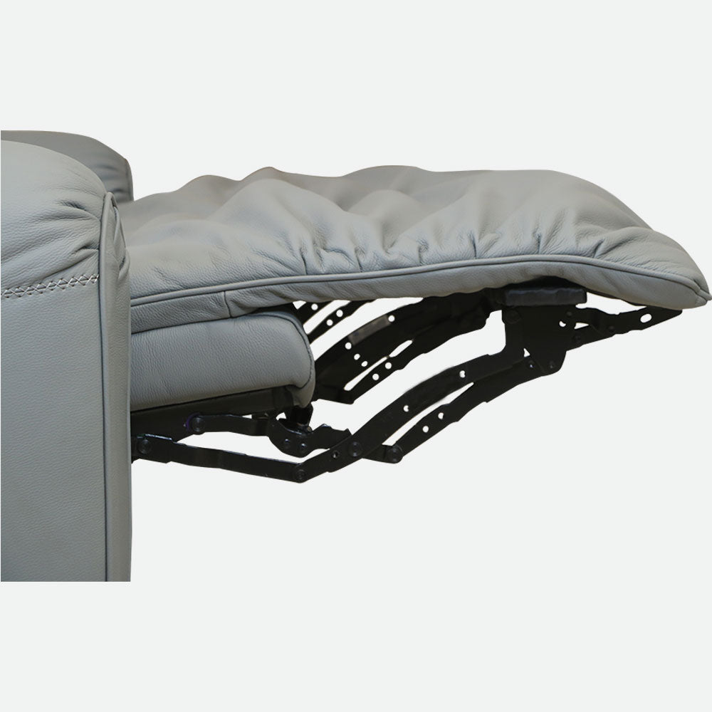 MAARK MOTORIZED RECLINER LEATHER SOFA SET (3R+2R) 2A13-6194-829 GRAY BLUE COLOUR HT