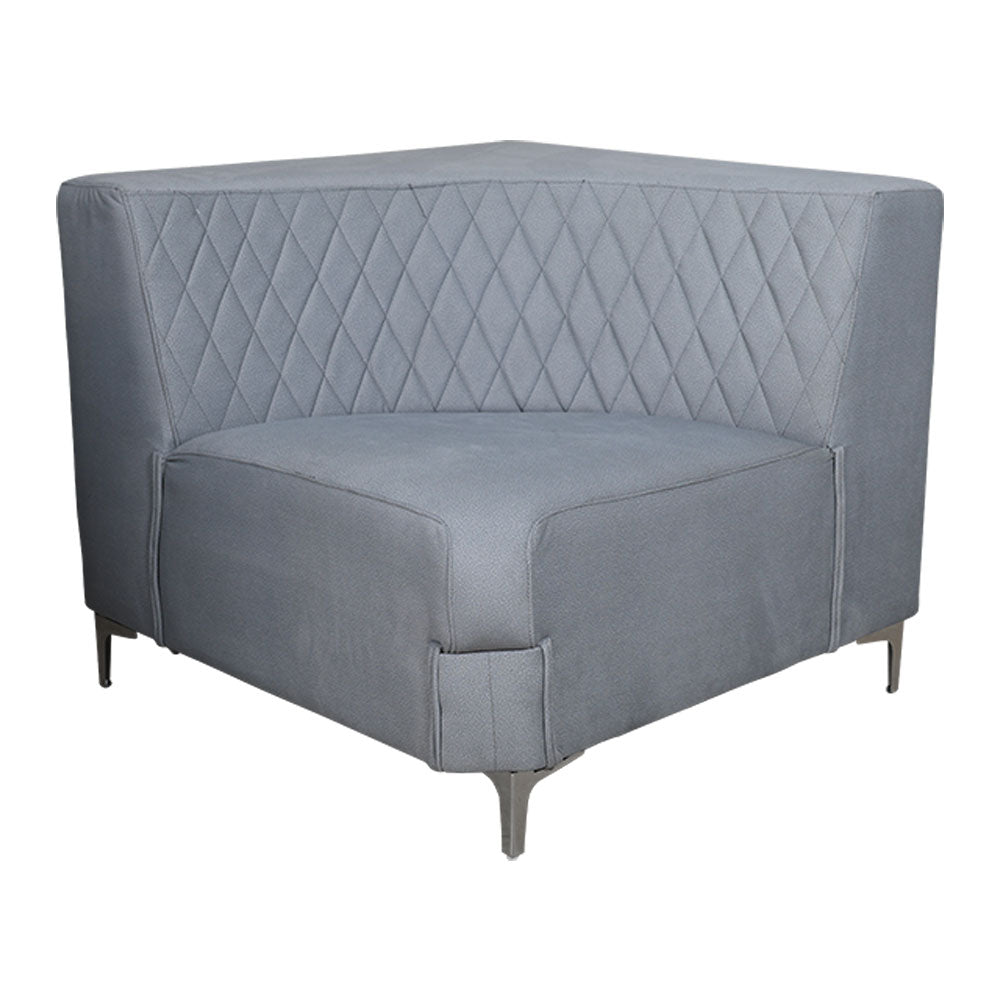 MAARK FABRIC CORNER SOFA 5 SEATER CAMEL BACK