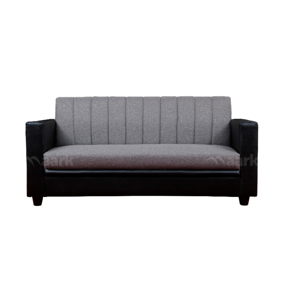 MAARK FABRIC THREE SEATER SOFA HACKSAW GRAY COLOUR