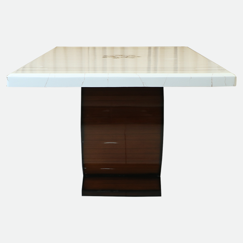 MAARK MARBLE TOP 6 SEATER DINING SET 6034 TD