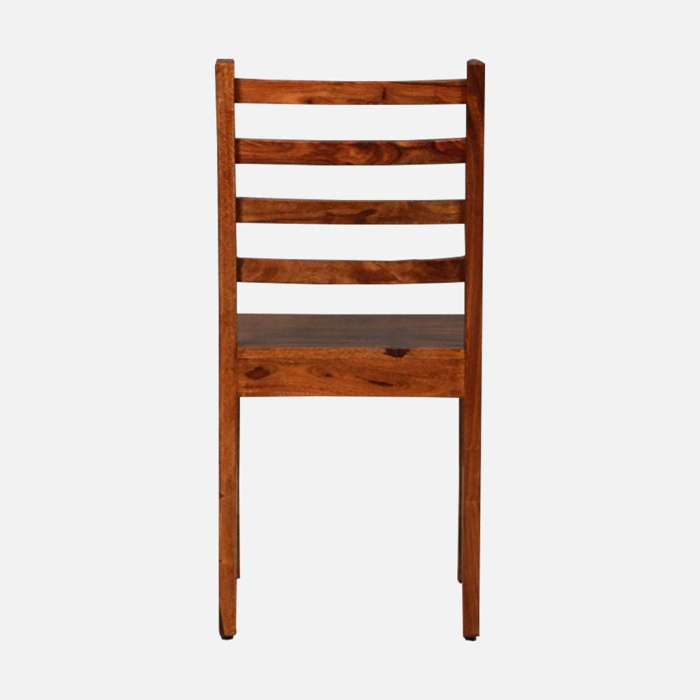 MAARK SHEESHAM WOOD 4 SEATER DINING SET (3.75*2.5) 1123 NATURAL FINISH SV