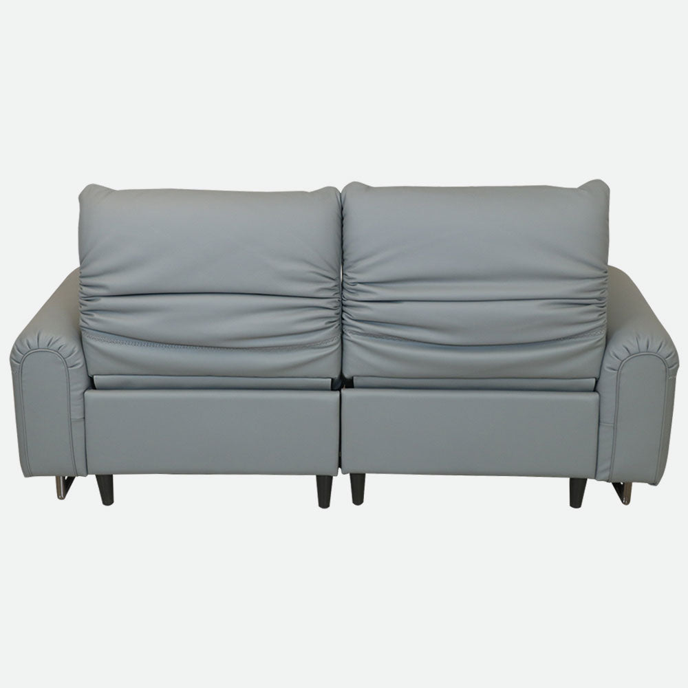 MAARK MOTORIZED RECLINER LEATHER SOFA SET (3R+2R) 2A13-6194-829 GRAY BLUE COLOUR HT