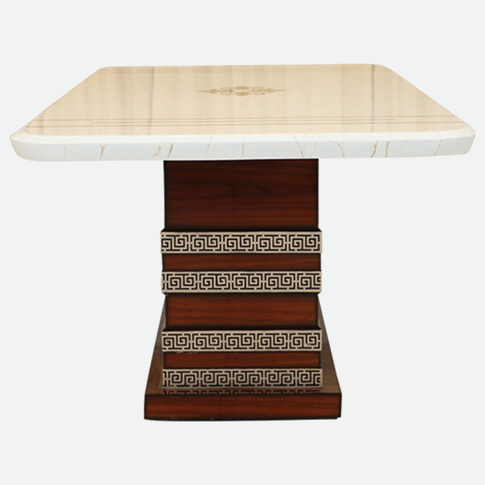 MAARK MARBLE TOP 6 SEATER DINING SET 6030 TD