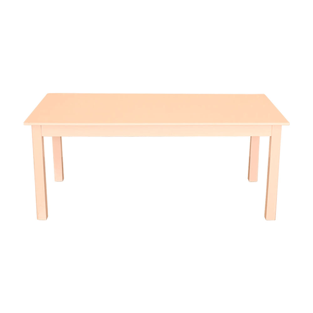 MAARK WOODEN TOP 6 SEATER DINING SET (1+4+BENCH) 6*3 WINDOW
