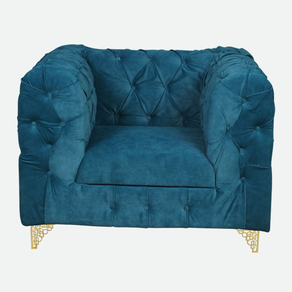 MAARK FABRIC SOFA SET (3+1+1) 912 BLUE COLOUR