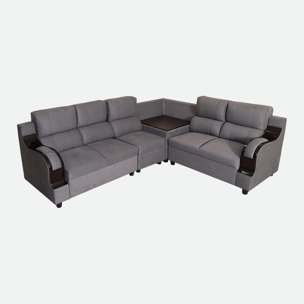 MAARK FABRIC CORNER SOFA 5 SEATER LOUIS