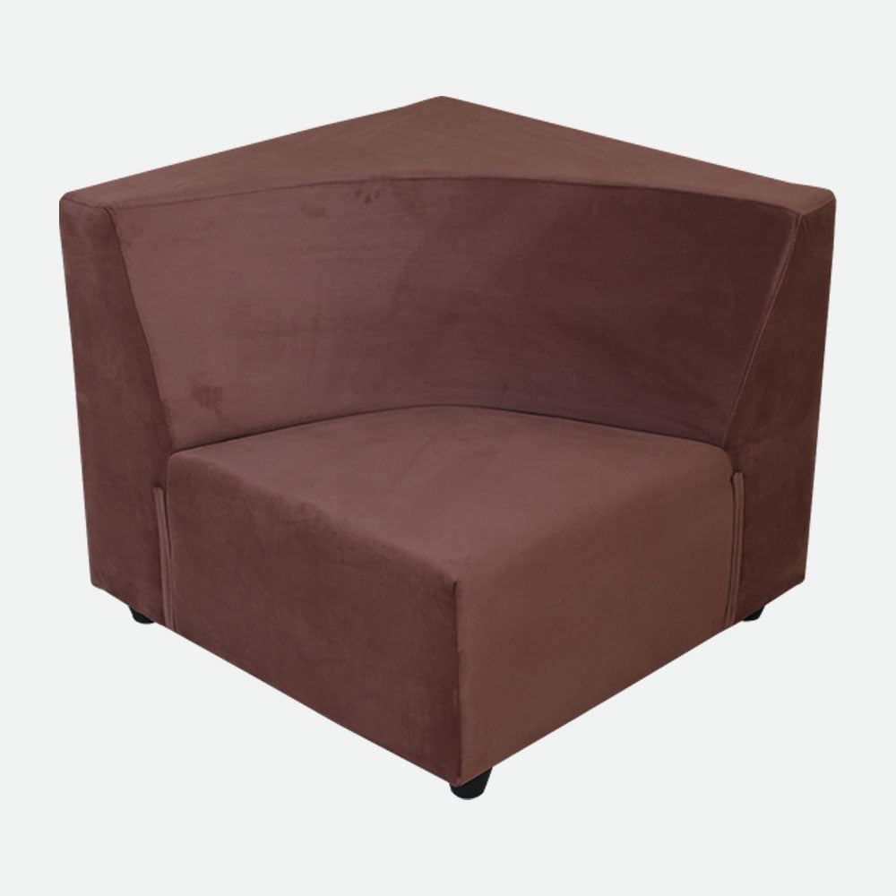 MAARK FABRIC CORNER SOFA 5 SEATER PLATINA