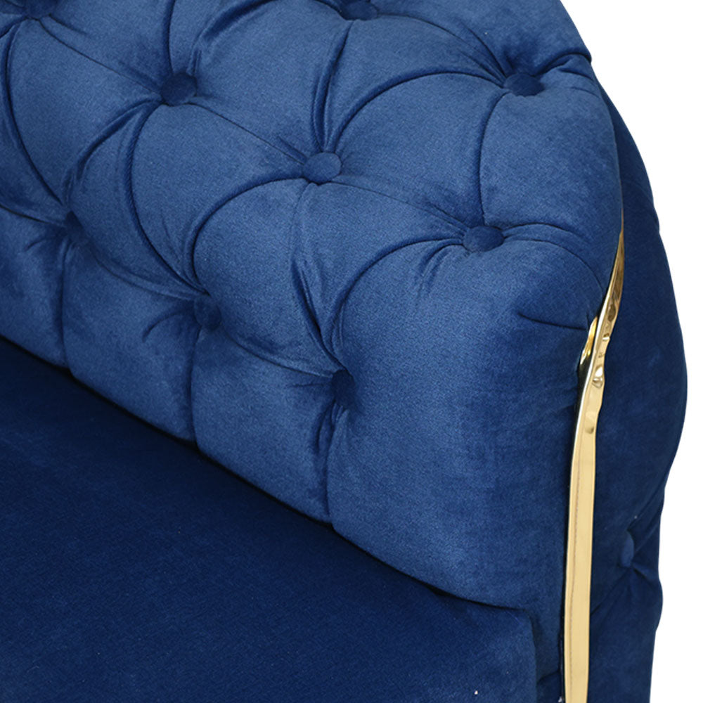 MAARK FABRIC SOFA SET (3+1+1) LUX BLUE COLOUR