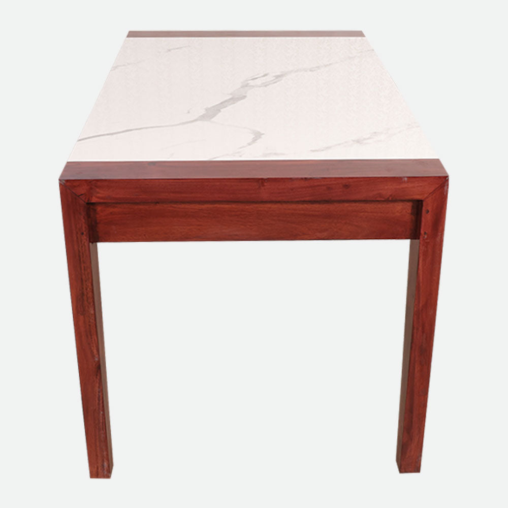 MAARK MARBLE TOP 4 SEATER DINING SET 4*2.75 (1+2+BENCH) MIYANS TT