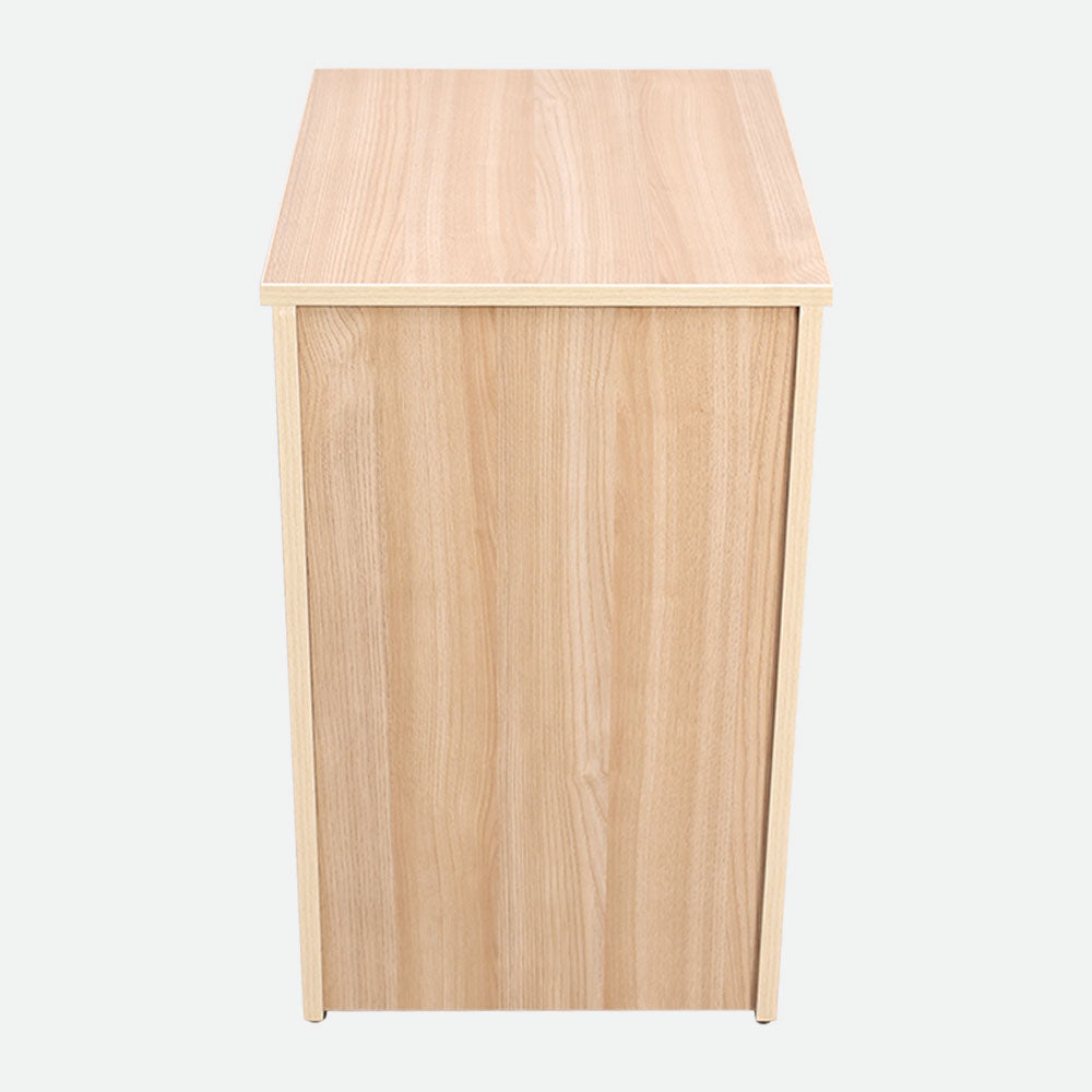 MAARK WORK STATION & PEDESTAL WITH STEEL FRAME AND GLASS 6*4