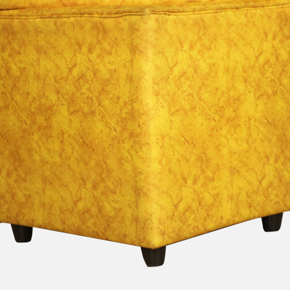 MAARK FABRIC CORNER SOFA 6 SEATER IYARKAI YELLOW COLOUR