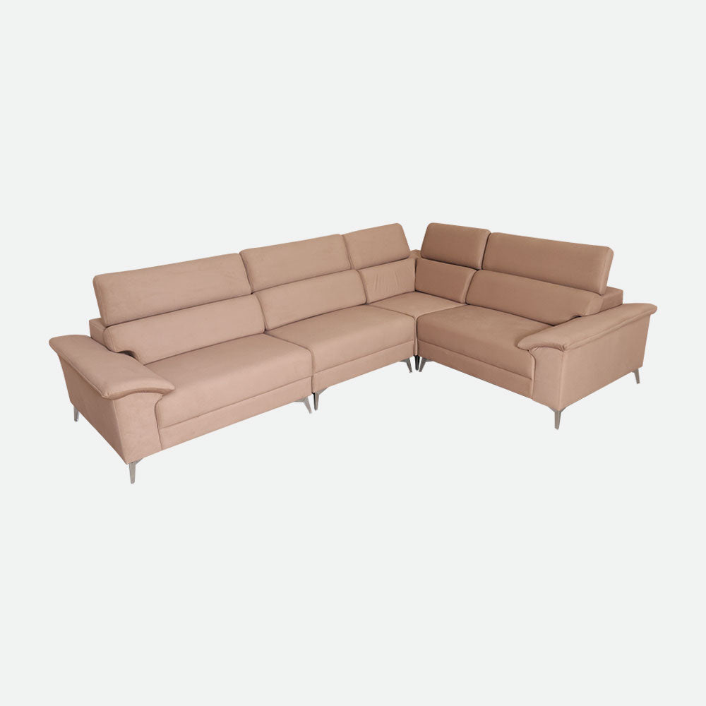 MAARK FABRIC CORNER SOFA 6 SEATER ROYCE