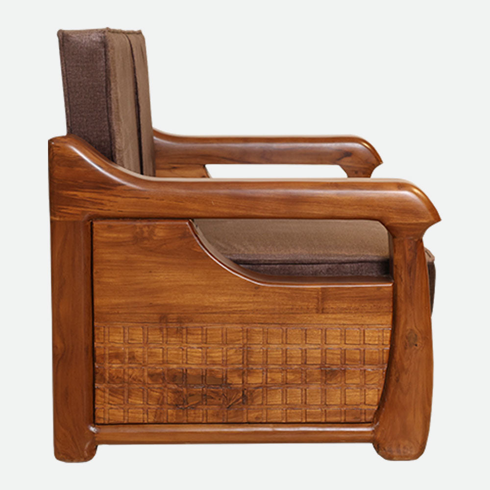 MAARK WOODEN SOFA SET (3+2+1) 002 GI