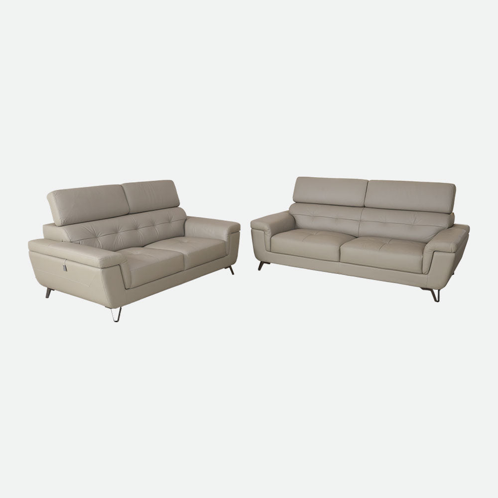 MAARK LEATHER SOFA SET (3+2) 2266 MOCHA COLOUR HT