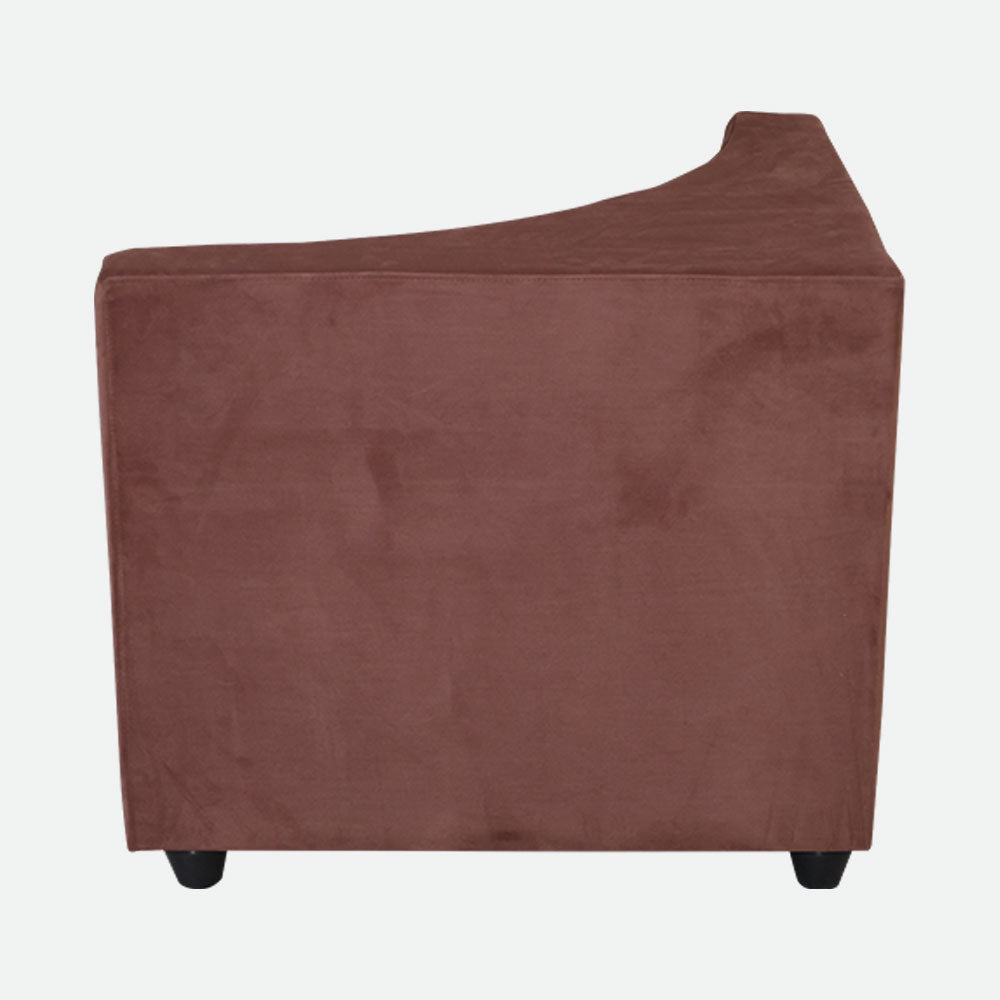 MAARK FABRIC CORNER SOFA 5 SEATER PLATINA