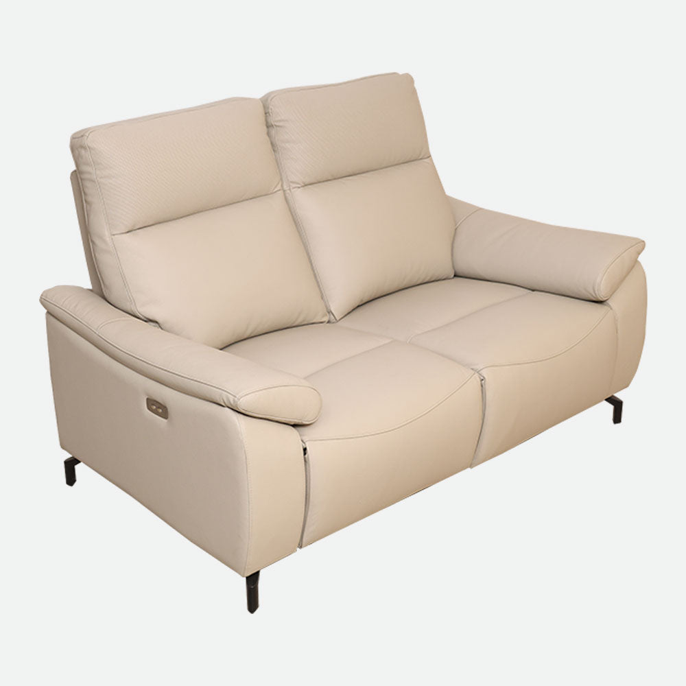 MAARK MOTORIZED RECLINER LEATHER SOFA SET (3R+2R+1R) 6022-BEIGE HT