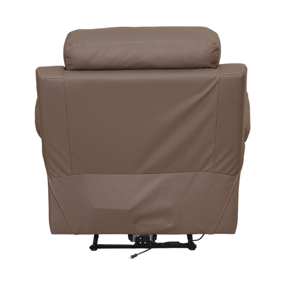 MAARK MOTORIZED RECLINER LEATHER SOFA SET (3R+2R+1R) 1406-CAMEL HT