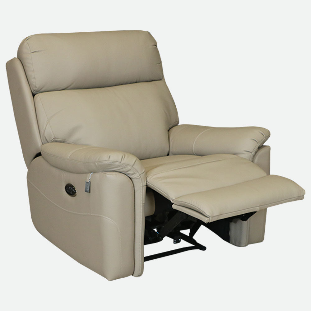 MAARK MOTORIZED RECLINER LEATHER SOFA SET (3R+2R+1R) EXCEL ARIES MALT COLOUR HT