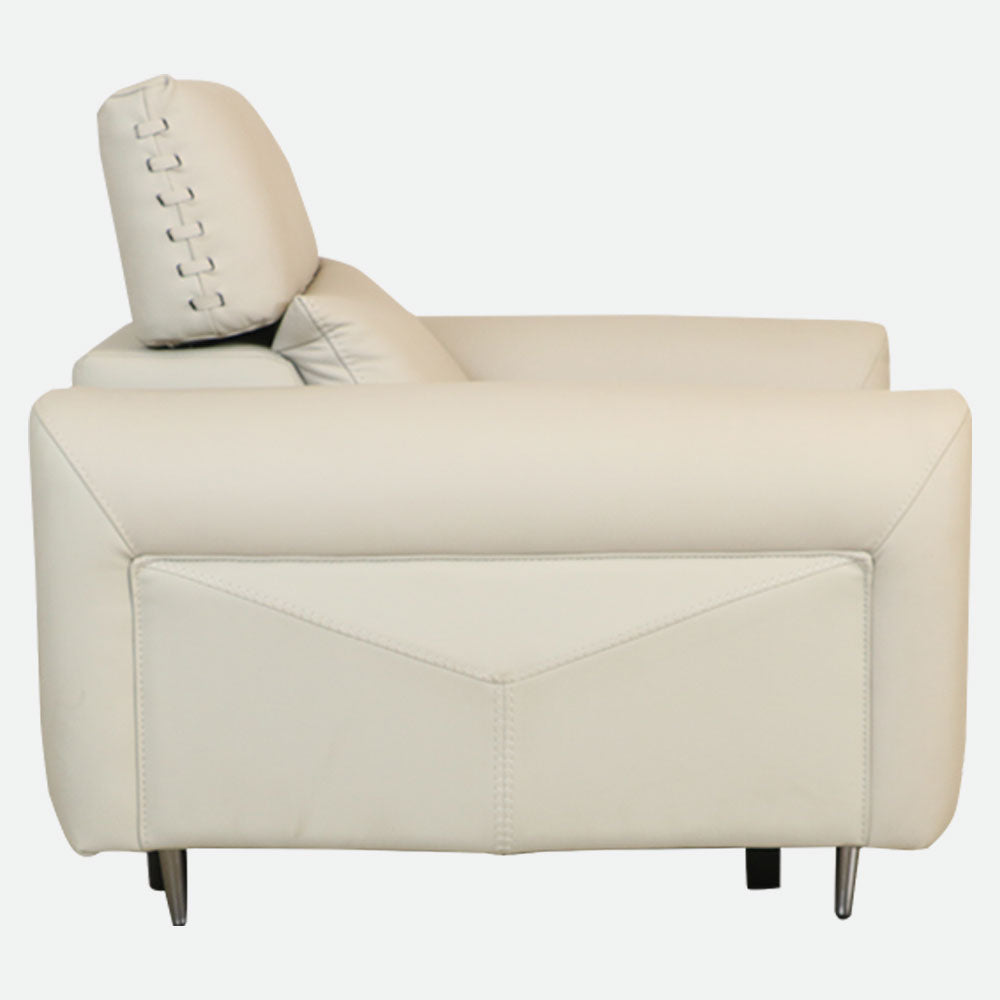 MAARK MOTORIZED RECLINER LEATHER SOFA SET (3R+2R+1R) 2A08-6194-15 BEIGE COLOUR HT