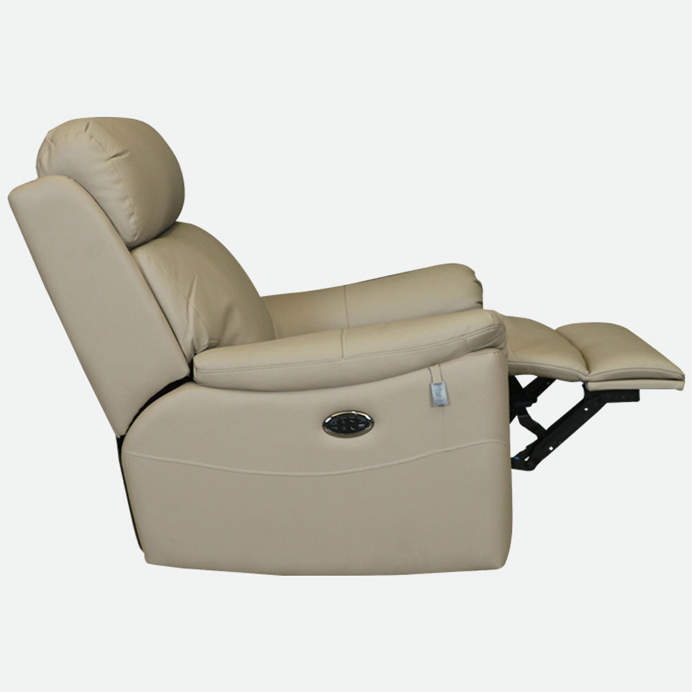 MAARK MOTORIZED RECLINER LEATHER SOFA SET (3R+2R+1R) EXCEL ARIES MALT COLOUR HT