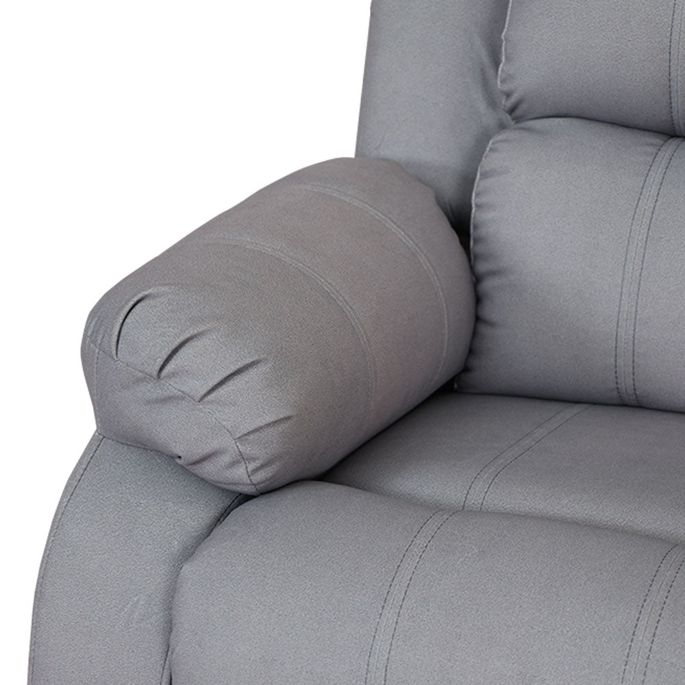 MAARK CORNER MANUAL RECLINER FABRIC SOFA 5 SEATER F211