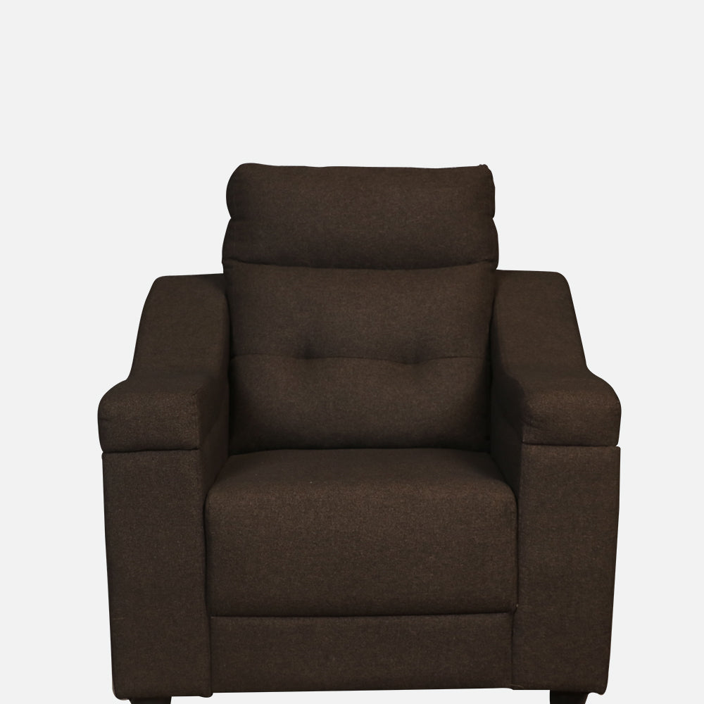 MAARK FABRIC SINGLE SEATER SOFA PLATINA GRAY COLOUR