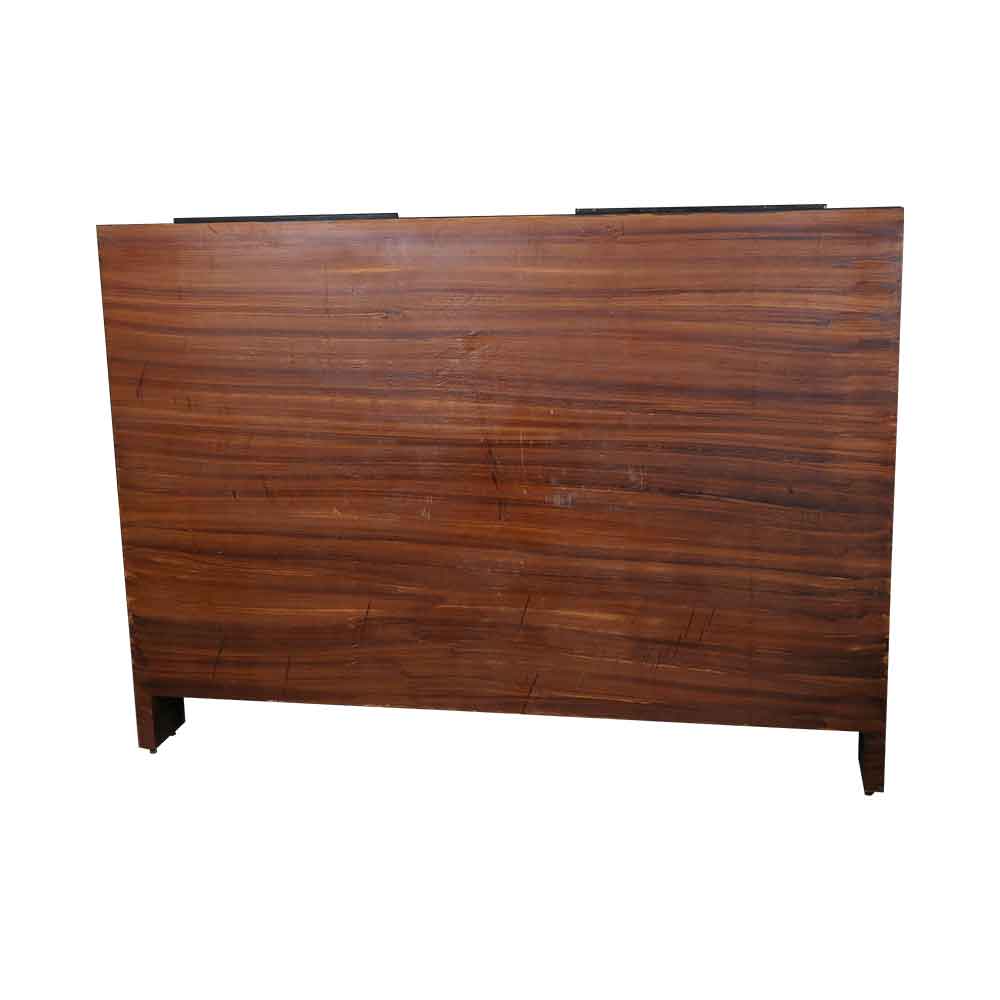 MAARK KING SIZE BED WITH CUSHION STORAGE (6*6.25) MASTRO WALNUT COLOUR