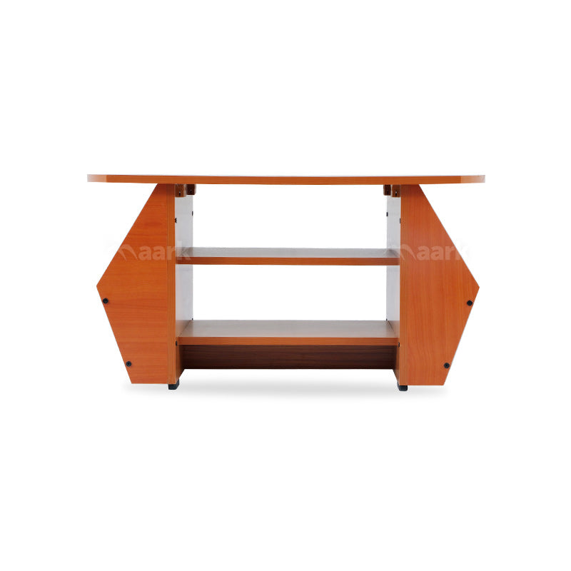 MAARK WOODEN FINISH MAGAZINE COFFEE TABLE