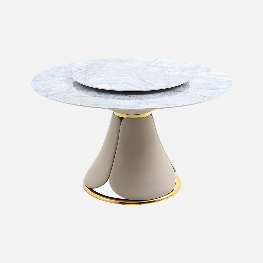 MAARK MARBLE TOP 4 SEATER DINING SET S8001-M-25 HT