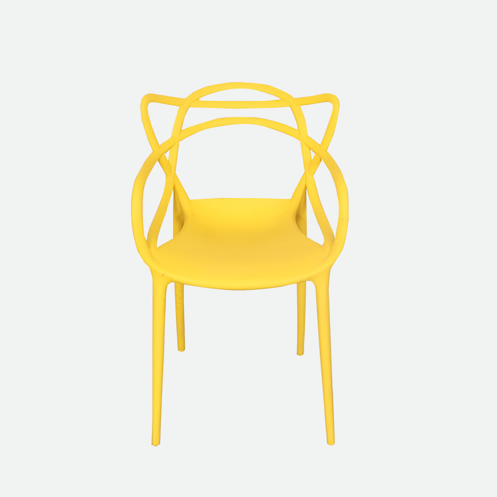 MAARK VISITOR CHAIR 808 YELLOW COLOUR HT
