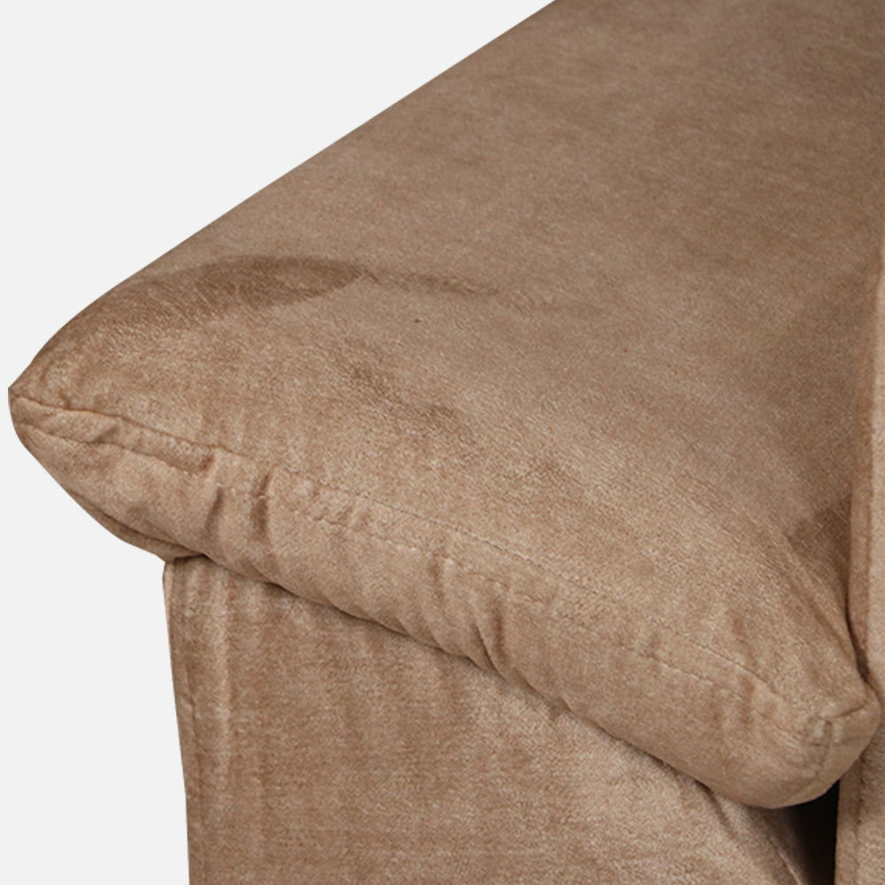 MAARK FABRIC TWO SEATER SOFA ROYCE HALF WHITE COLOUR