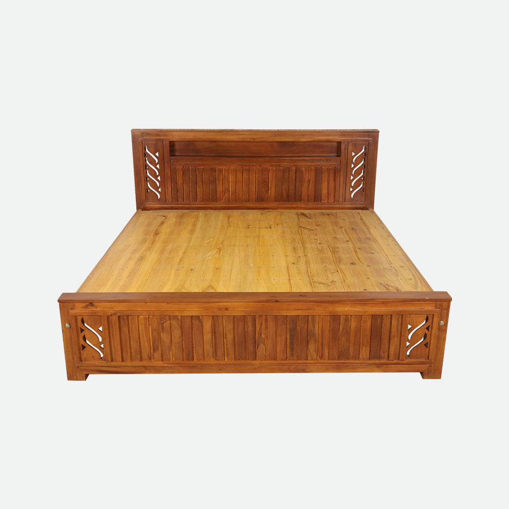 MAARK KING SIZE BED (6*6.25) AK-04 WCF