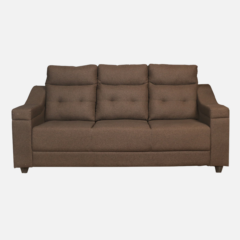 MAARK FABRIC THREE SEATER SOFA PLATINA GRAY COLOUR