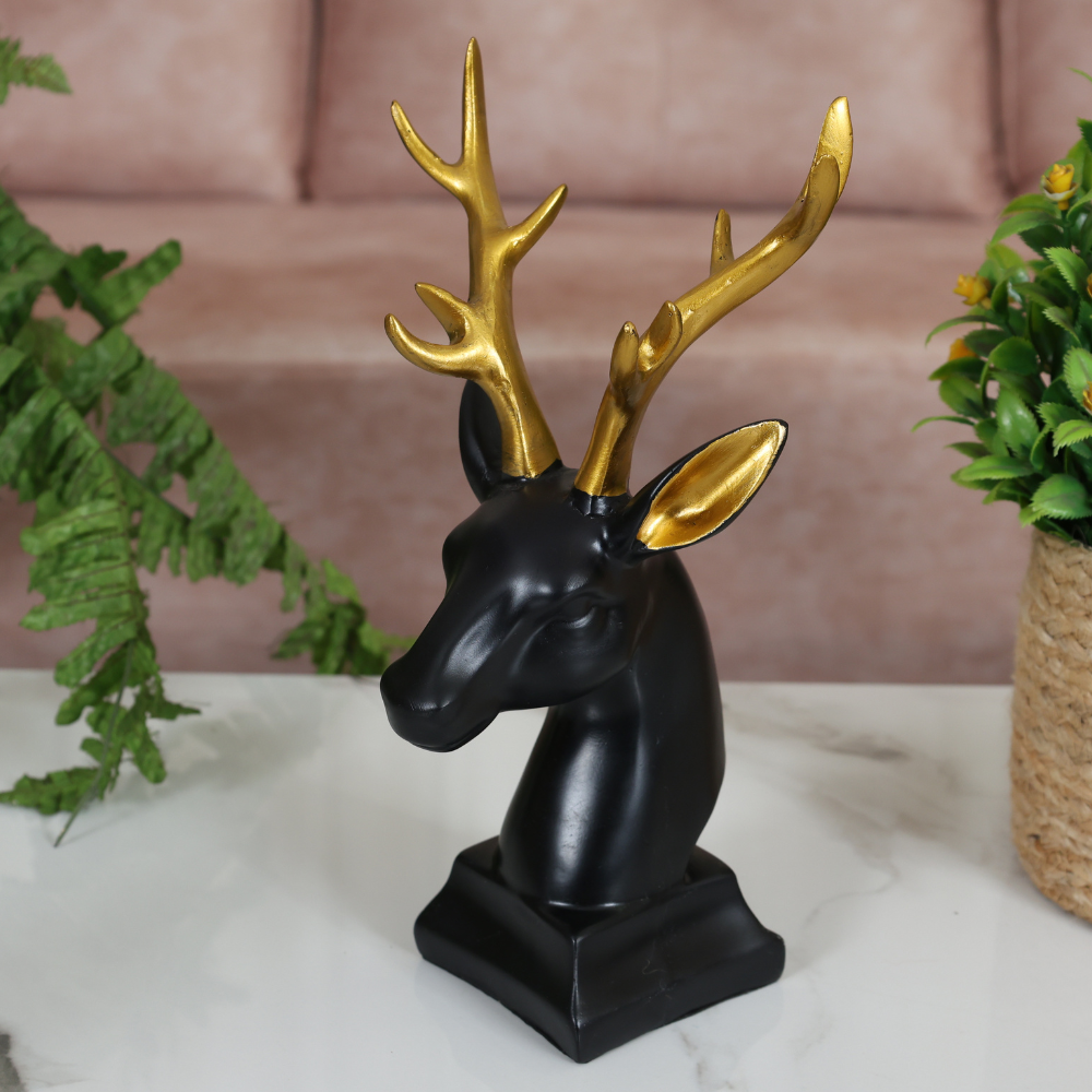 MAARK STATUE DEER BIG FACE/HEAD EH