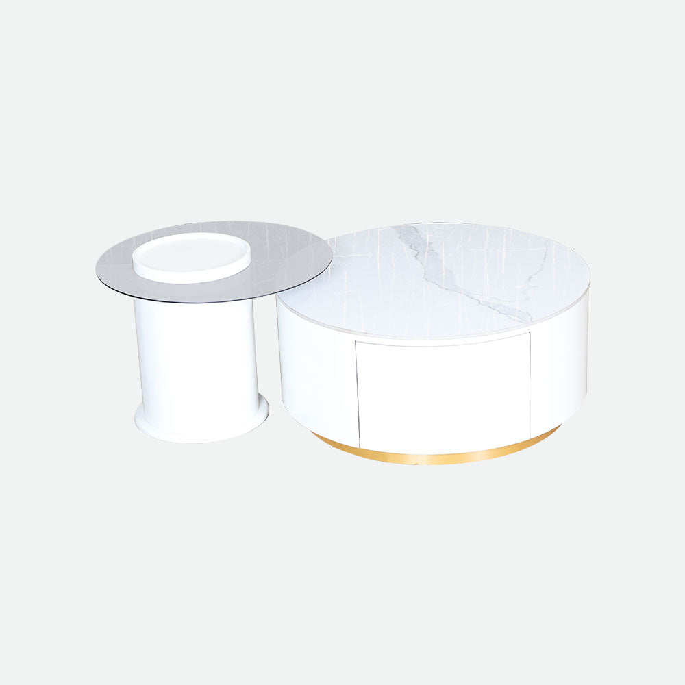 MAARK MARBLE TOP COFFEE TABLE 6116  HT