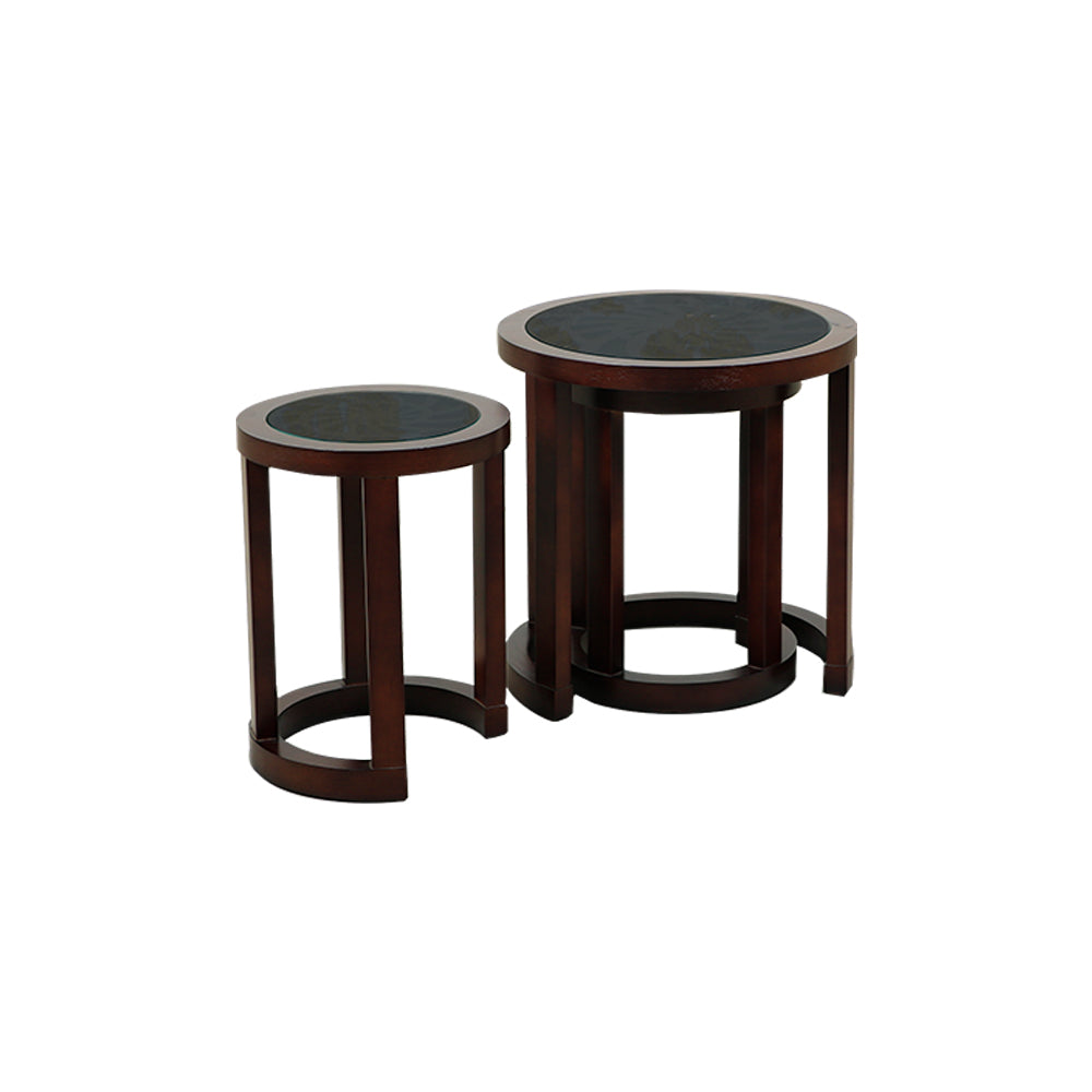 MAARK GLASS TOP COFFEE TABLE SET CTG-CC56 HT