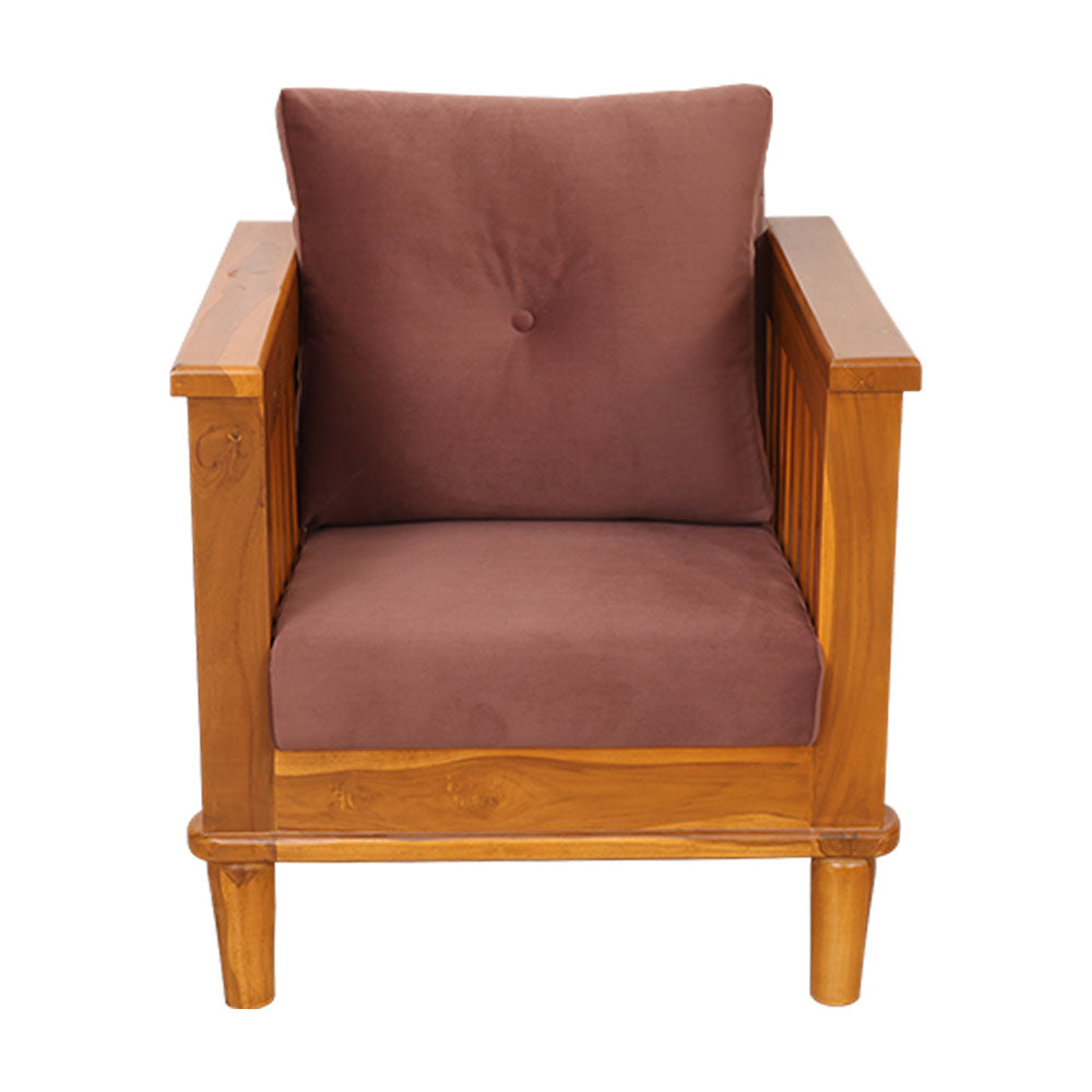 MAARK WOODEN SOFA SET (3+1+1) KIA