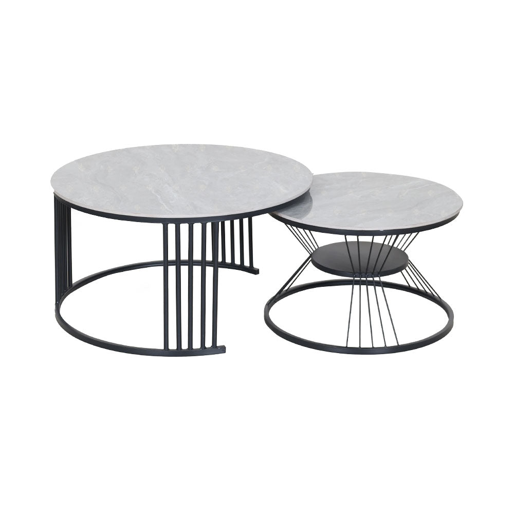 MAARK MARBLE TOP COFFEE TABLE Y204-2 HT