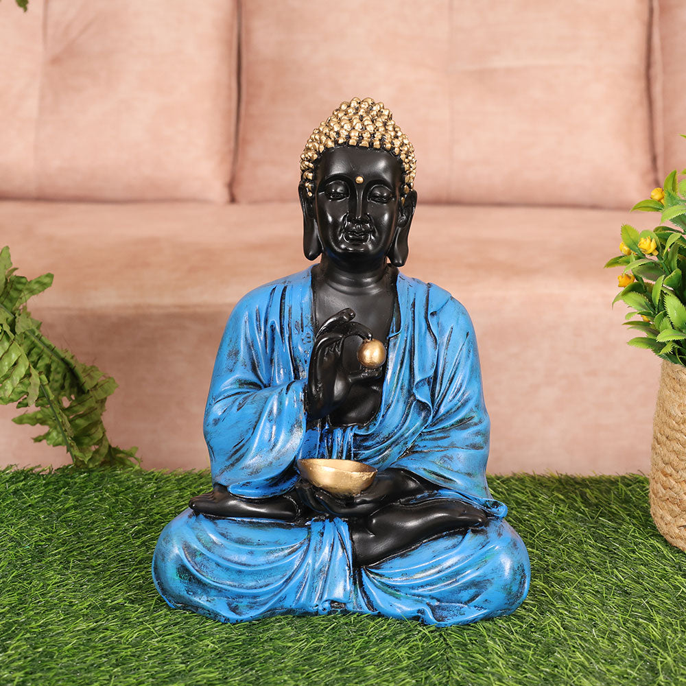 MAARK STATUE GOLI BUDDHA 12" EH
