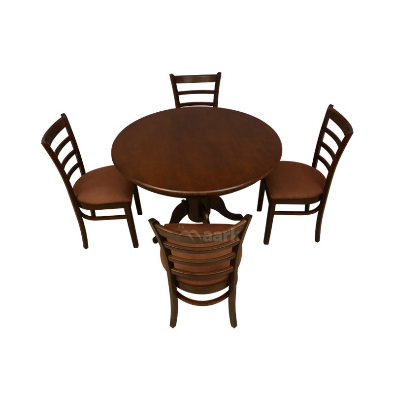 MAARK WOODEN TOP 4 SEATER DINING SET COCO HT