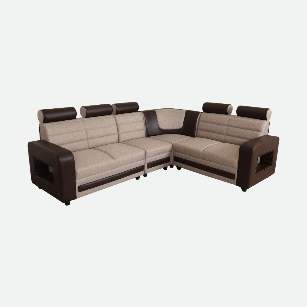 MAARK FABRIC CORNER SOFA 5 SEATER MAGNA