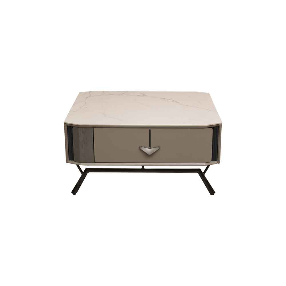 MAARK MARBLE TOP COFFEE TABLE CTM-CT70H HT