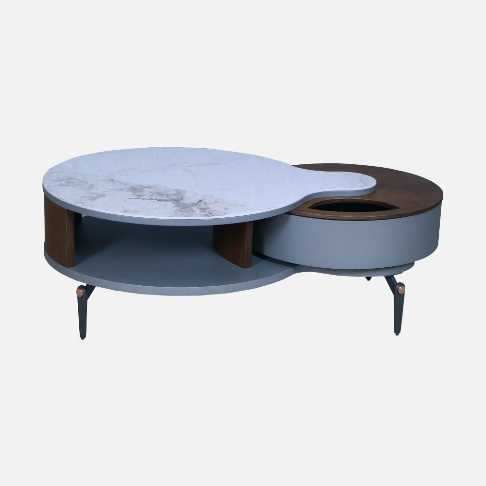 MAARK MARBLE TOP COFFEE TABLE CT-2108 HT