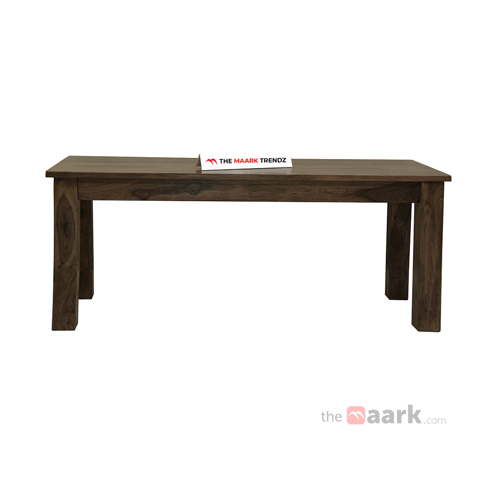 MAARK SHEESHAM WOOD DINING BENCH 7212 STONE FINISH SV