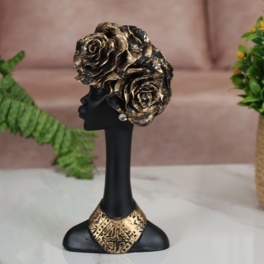 MAARK STATUE AFRICAN LADY EH