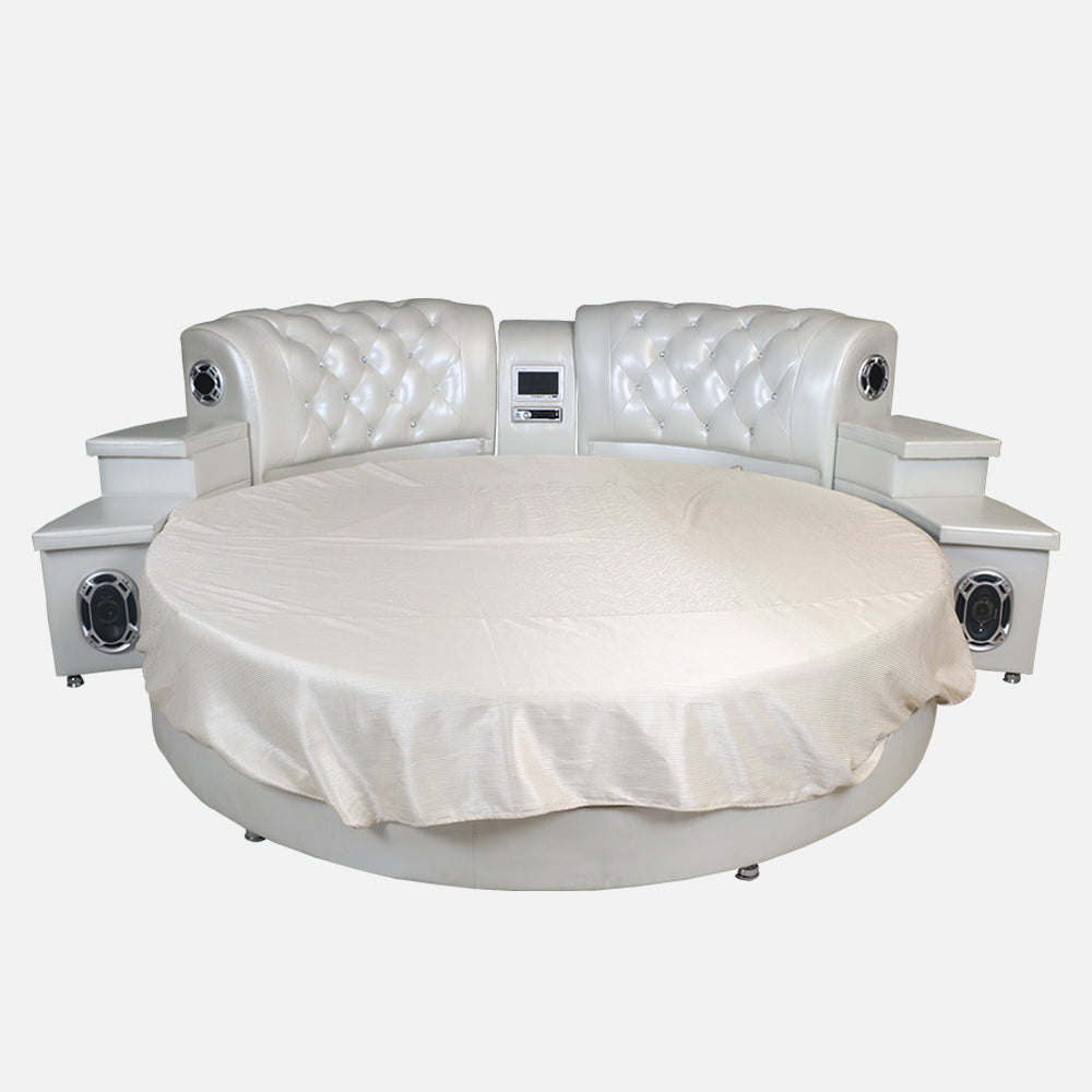 MAARK KING SIZE BED ROUND BED HT