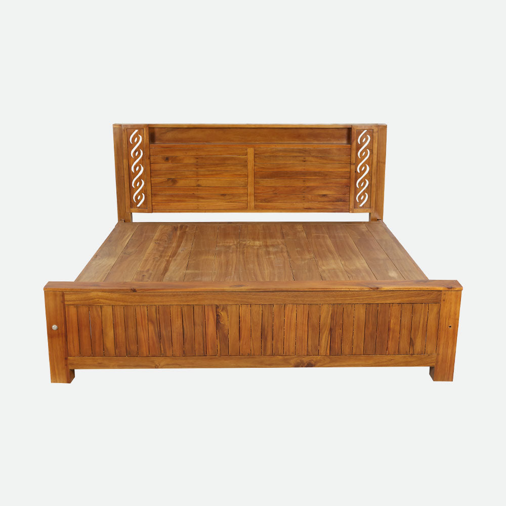 MAARK KING SIZE BED (6*6.25) AK-20 WCF