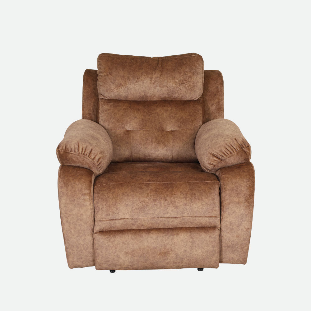 MAARK MANUAL RECLINER FABRIC SOFA SET (3+1R+1R) GALAXY