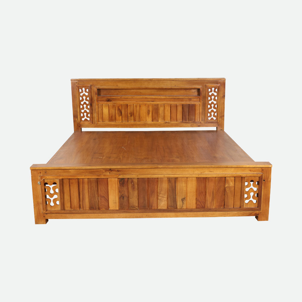 MAARK KING SIZE BED (6*6.25) AK-07 WCF